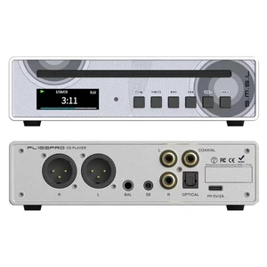 SMSL PL100PRO CD Player Headphone Amp with Dual CS43131 DAC MQA Decoding 3.5mm&4.4mm Headphone jack XLR Balanced/RCAOptical/Coaxial Output CD Transport Desktop Audiophile for Home Audio,Car Silver SMSL PL100PRO CD Player Headphone Amp with Dual CS43131 DAC MQA Decoding 3.5mm&4.4mm Headphone jack XLR Balanced/RCAOptical/Coaxial Output CD Transport Desktop Audiophile for Home Audio,Car Silver