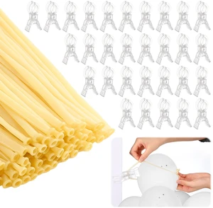 30 Pack 3.5 Inch Balloon Arch Clips 100 Pcs 260 Long Balloons Kit 3.5 Inch Large Heavy Duty Clip, Plastic Transparent, Clear 260 Long Balloons, For Arch Backdrop Garland, Long Twisting Decor 30 Pack 3.5 Inch Balloon Arch Clips 100 Pcs 260 Long Balloons Kit 3.5 Inch Large Heavy Duty Clip, Plastic Transparent, Clear 260 Long Balloons, For Arch Backdrop Garland, Long Twisting Decor