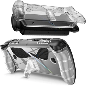 Clear Case for ASUS ROG Xbox Ally X with Stand, Shockproof Anti-Scratch Non-Slip TPU Soft Silicone Protective Grip Cover for ROG Xbox Ally X 2025 Handheld Video Game Console with Kickstand Clear Case for ASUS ROG Xbox Ally X with Stand, Shockproof Anti-Scratch Non-Slip TPU Soft Silicone Protective Grip Cover for ROG Xbox Ally X 2025 Handheld Video Game Console with Kickstand