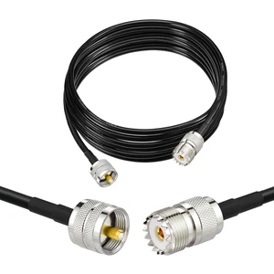 PL-259 UHF CB Coax Cable 10ft RG58 PL259 to SO239 SWR Meter Cable UHF Male to Female 50 Ohm Low Loss Extension for CB Radio Antenna Switch Antenna Analyzer Dummy Load etc PL-259 UHF CB Coax Cable 10ft RG58 PL259 to SO239 SWR Meter Cable UHF Male to Female 50 Ohm Low Loss Extension for CB Radio Antenna Switch Antenna Analyzer Dummy Load etc