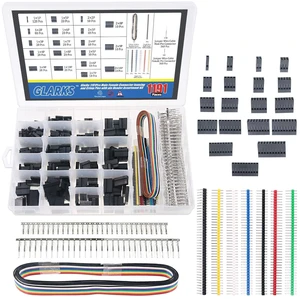 1191Pcs 2.54mm Pitch 1 2 3 4 5 6 7 8 9 10 Pin Housing Connector and Male Female Crimp Pins with Pin Header and 10 Wire Rainbow Color Flat Ribbon IDC Cable Compatible with Dupont Connector Kit 1191Pcs 2.54mm Pitch 1 2 3 4 5 6 7 8 9 10 Pin Housing Connector and Male Female Crimp Pins with Pin Header and 10 Wire Rainbow Color Flat Ribbon IDC Cable Compatible with Dupont Connector Kit