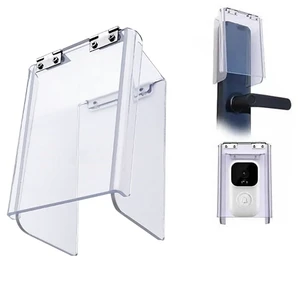 Weatherproof Flip-Cover for Smart Door Locks & Keypads - Universal Rain Shield for Access Control Keypads, Door Phones, and Intercom Systems(Y140 - Flip lid) Weatherproof Flip-Cover for Smart Door Locks & Keypads - Universal Rain Shield for Access Control Keypads, Door Phones, and Intercom Systems(Y140 - Flip lid)