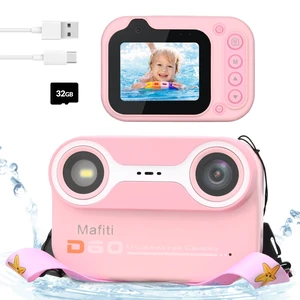 Kids Waterproof Camera Underwater Camera 10FT with 32GB Card Floatable Pool Toys Gifts for Kids Age 4-12 26MP Photos 1080P HD Videos Children Selfie Digital Camera Pink Kids Waterproof Camera Underwater Camera 10FT with 32GB Card Floatable Pool Toys Gifts for Kids Age 4-12 26MP Photos 1080P HD Videos Children Selfie Digital Camera Pink