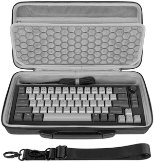 65% Keyboard Hard Shell Case, Compatible with Razer Huntsman V3 HE / V3 Pro Mini, ASUS ROG Falchion Ace HFX 65%, Keychron Q2/ Q2 Pro/ V2, Travel Carrying Bag for 68 Keys Keyboard 65% Keyboard Hard Shell Case, Compatible with Razer Huntsman V3 HE / V3 Pro Mini, ASUS ROG Falchion Ace HFX 65%, Keychron Q2/ Q2 Pro/ V2, Travel Carrying Bag for 68 Keys Keyboard