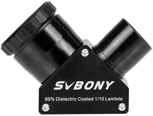 SV223 1.25 Telescope Diagonal, 90 Degree Dielectric Mirror 99% Reflective Dielectric Coating, 2" with 1.25" Adapter, Twist Lock Mechanism, Diagonal Adapter for Astronomical Telescope SV223 1.25 Telescope Diagonal, 90 Degree Dielectric Mirror 99% Reflective Dielectric Coating, 2" with 1.25" Adapter, Twist Lock Mechanism, Diagonal Adapter for Astronomical Telescope