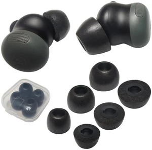Memory Foam Ear Tips for Google Pixel Buds Pro 2 (S/M/L) Replacement Tips Anti-Slip Foam Ear Tips, All-Day Comfort Noise Isolating, Fits Charging Case, 3 Pairs Memory Foam Ear Tips for Google Pixel Buds Pro 2 (S/M/L) Replacement Tips Anti-Slip Foam Ear Tips, All-Day Comfort Noise Isolating, Fits Charging Case, 3 Pairs