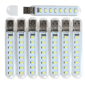 8pcs USB Light,Night Light Plug in,Small Led Light Stick(White) with 8 Lamp Beads for Power Brick/Portable Power Station 8pcs USB Light,Night Light Plug in,Small Led Light Stick(White) with 8 Lamp Beads for Power Brick/Portable Power Station