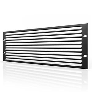 Vented Rack Panel 3U, Rackmount 19" for Server, Network & AV Anodized Aluminum Vent Panel, Improves Airflow and Covers Unused Space in Server, Network, AV, Home Theater & Equipment Racks Vented Rack Panel 3U, Rackmount 19" for Server, Network & AV Anodized Aluminum Vent Panel, Improves Airflow and Covers Unused Space in Server, Network, AV, Home Theater & Equipment Racks