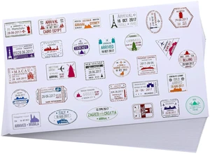 1500 Pieces Travel Stickers Country Passport Stickers Decorative Passport Stamps Waterproof Vintage for Luggage Scrapbook Laptops Bottle Album 1500 Pieces Travel Stickers Country Passport Stickers Decorative Passport Stamps Waterproof Vintage for Luggage Scrapbook Laptops Bottle Album