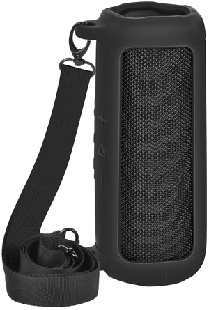 Silicone Case for JBL Flip 7 with Shoulder Strap&Carabiner-Black Flexible Soft, Precise Cutouts for Buttons and USB-C Port, Lightweight Protection, for Travel, Camping, Beach, and Hiking Silicone Case for JBL Flip 7 with Shoulder Strap&Carabiner-Black Flexible Soft, Precise Cutouts for Buttons and USB-C Port, Lightweight Protection, for Travel, Camping, Beach, and Hiking