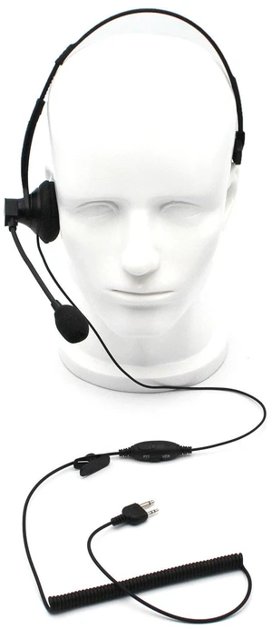 Over-Head Earpiece/Headset with Boom Mic &VOX for Midland/Alan GMRS/FRS GXT250 GXT1000VP4 LXT500VP3 LXT380 LXT118 2 Two Way Radios 2-pin Jack Over-Head Earpiece/Headset with Boom Mic &VOX for Midland/Alan GMRS/FRS GXT250 GXT1000VP4 LXT500VP3 LXT380 LXT118 2 Two Way Radios 2-pin Jack
