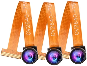 3Pcs OV2640 Camera Module, ESP32-CAM ESP32 Camera 160° Wide-Angle Lens 2 Megapixel Sensor I2C Support JPEG RGOV2640 Camera ModuleB YUV for ESP32 MCU Camera 3Pcs OV2640 Camera Module, ESP32-CAM ESP32 Camera 160° Wide-Angle Lens 2 Megapixel Sensor I2C Support JPEG RGOV2640 Camera ModuleB YUV for ESP32 MCU Camera