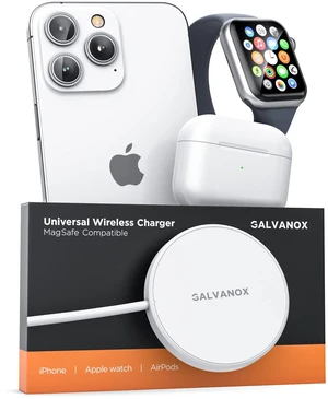 Tech Gift Idea Christmas 2024, (2-in-1) Charger for Apple Watch + iPhone, Reversible Magnetic Wireless Charging (Compatible with MagSafe), Retail Packaging Tech Gift Idea Christmas 2024, (2-in-1) Charger for Apple Watch + iPhone, Reversible Magnetic Wireless Charging (Compatible with MagSafe), Retail Packaging