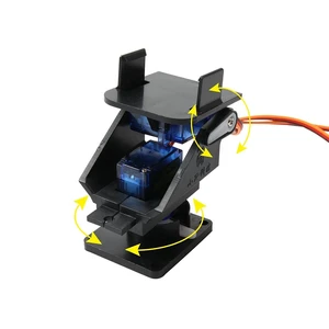 Mini Pan/Tilt Camera Platform Anti-Vibration Camera Mount w/ 2 Servos Aircraft FPV Mini Pan/Tilt Camera Platform Anti-Vibration Camera Mount w/ 2 Servos Aircraft FPV