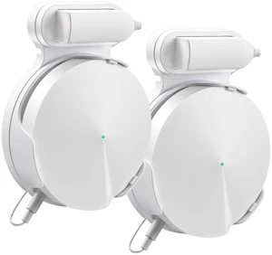 Wi-Fi Wall Shelves, Cable and Power Line Storage Boxes for TP-Link Deco M5, Suitable for Sorting Home Wi-Fi Routers, Wall Mounts that are Easy to be Installed on the Celling (White-2Pack) Wi-Fi Wall Shelves, Cable and Power Line Storage Boxes for TP-Link Deco M5, Suitable for Sorting Home Wi-Fi Routers, Wall Mounts that are Easy to be Installed on the Celling (White-2Pack)
