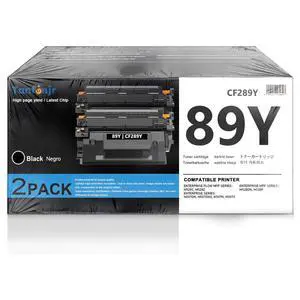 89Y CF289Y Toner Cartridge Black 2-Pack, High Yield Replacement for HP 89Y CF289Y CF289YC, Compatible with LaserJet Enterprise M507n M507dn M507x M507dng M528dn M528f M528c M528z Printer 89Y CF289Y Toner Cartridge Black 2-Pack, High Yield Replacement for HP 89Y CF289Y CF289YC, Compatible with LaserJet Enterprise M507n M507dn M507x M507dng M528dn M528f M528c M528z Printer