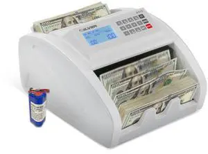 Money Counter Machine UV/MG/IR/DD/DBL/HLF/CHN Counterfeit Money Detector Bill Counter with LCD Display & Backup Battery, 1500 Bills/Min, S1070 Money Counter Machine UV/MG/IR/DD/DBL/HLF/CHN Counterfeit Money Detector Bill Counter with LCD Display & Backup Battery, 1500 Bills/Min, S1070