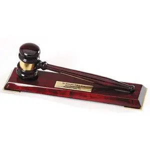 Personalized Rosewood Gavel & Stand Personalized Rosewood Gavel & Stand