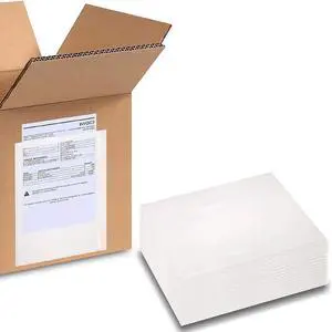 PSBM 2000 PCS 7 x 10 Inch Clear Blank Packing List Envelopes, Shipping Documents Pouches/Sleeves for Mailing Labels, Invoices, Documents and Packing Slips PSBM 2000 PCS 7 x 10 Inch Clear Blank Packing List Envelopes, Shipping Documents Pouches/Sleeves for Mailing Labels, Invoices, Documents and Packing Slips