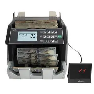 USD Money Counter with Add and Batch Mode, Value Counting and UV/MG/IR Counterfeit Bill Detection for Small Business (RBC-E105-ADBK) USD Money Counter with Add and Batch Mode, Value Counting and UV/MG/IR Counterfeit Bill Detection for Small Business (RBC-E105-ADBK)