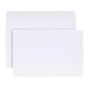 6" x 9" Booklet Envelopes, Gummed Seal, for Mailing or Storage, 24 lb White Wove - 1000 Per Box 6" x 9" Booklet Envelopes, Gummed Seal, for Mailing or Storage, 24 lb White Wove - 1000 Per Box