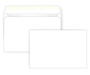 6 1/2 x 9 1/2 Booklet Envelope - 24# White - Open Side (6.5 x 9.5) - Large Envelope Series (Box of 1000) 6 1/2 x 9 1/2 Booklet Envelope - 24# White - Open Side (6.5 x 9.5) - Large Envelope Series (Box of 1000)