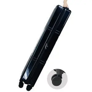 Upgraded 39" Hard Travel Case with 4 Spinner Wheels and Handles Banner Case for Roll Up Banner Stand or Backdrop Booth Frame Travel Bag Interior Dimensions: 39"L x 10" W x 8"H Upgraded 39" Hard Travel Case with 4 Spinner Wheels and Handles Banner Case for Roll Up Banner Stand or Backdrop Booth Frame Travel Bag Interior Dimensions: 39"L x 10" W x 8"H