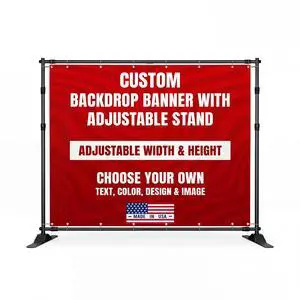 Custom Backdrop Step and Repeat by CB Personalized Event Backdrop with Logo Print | Red Carpet, Photography Backdrop, Party Banner | Made in USA | Multiple Sizes Custom Backdrop Step and Repeat by CB Personalized Event Backdrop with Logo Print | Red Carpet, Photography Backdrop, Party Banner | Made in USA | Multiple Sizes