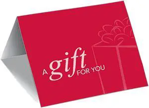 Gift Card Presenter (A Gift for You - Simple Red) 500 Pack Gift Card Presenter (A Gift for You - Simple Red) 500 Pack