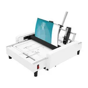 A3 Folding Binding Machine, A3 Booklet Maker 2-in-1 Multifunctional Letter Paper Folding Machine, Paper Folder Stapler Machine for Schools Churches Printing Stores Graphic Advertising, 200-300books/h A3 Folding Binding Machine, A3 Booklet Maker 2-in-1 Multifunctional Letter Paper Folding Machine, Paper Folder Stapler Machine for Schools Churches Printing Stores Graphic Advertising, 200-300books/h