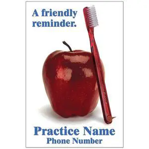 Appointment Reminder Postcards for Dentists. Customize Card Front and Back with Practice Info. 4"x6" Card, Full Color Front with Premium High Gloss UV Coating, Premium 16 Pt. Card Stock (1000) Appointment Reminder Postcards for Dentists. Customize Card Front and Back with Practice Info. 4"x6" Card, Full Color Front with Premium High Gloss UV Coating, Premium 16 Pt. Card Stock (1000)