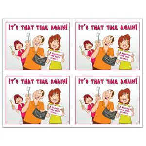 Laser Reminder Postcards, Dental Appointment Reminder Postcards. 4 Cards Perforated for Tear-off at 4.25" x 5.5" on an 8.5" x 11" Sheet of 8 Pt Card Stock. (1000) Laser Reminder Postcards, Dental Appointment Reminder Postcards. 4 Cards Perforated for Tear-off at 4.25" x 5.5" on an 8.5" x 11" Sheet of 8 Pt Card Stock. (1000)