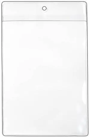 StoreSMART Plastic Job Ticket Holders - 200 Pack - 4" x 6" - Open Short Side (HPE107S-200) StoreSMART Plastic Job Ticket Holders - 200 Pack - 4" x 6" - Open Short Side (HPE107S-200)