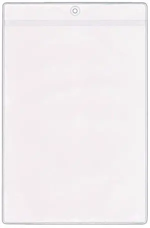 StoreSMART - 6 x 9 Job Ticket Holders 300-Pack - Vinyl Plastic - Open Short Side - HPE109S-300 StoreSMART - 6 x 9 Job Ticket Holders 300-Pack - Vinyl Plastic - Open Short Side - HPE109S-300