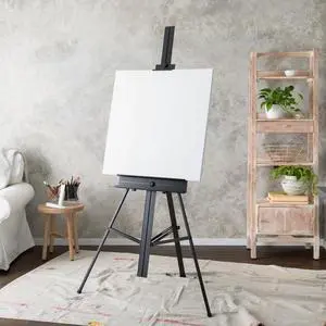 74" Black Aluminum Gigante Studio Easel - Display Painting, Photos, Signs, and Art - 1 Pack 74" Black Aluminum Gigante Studio Easel - Display Painting, Photos, Signs, and Art - 1 Pack