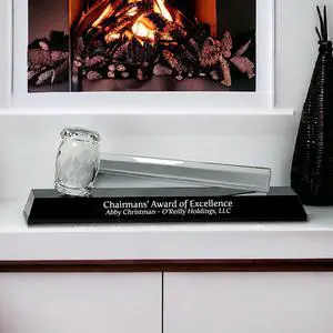 Crystal Gavel with Free Engraving (Customize Now!) Crystal Gavel with Free Engraving (Customize Now!)