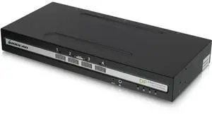 IOGEAR 4-Port Single View DisplayPort KVM Switch w/Audio - 4 Computer(s) - 1 Local User(s) - 3840 x 2160 - 50 Hz, 60 Hz - 6 x USB - 5 DisplayPort IOGEAR 4-Port Single View DisplayPort KVM Switch w/Audio - 4 Computer(s) - 1 Local User(s) - 3840 x 2160 - 50 Hz, 60 Hz - 6 x USB - 5 DisplayPort