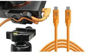 Tether Tools TetherGuard LeverLock Plate Bundle with TetherPro USB-C to USB-C Cable Tether Tools TetherGuard LeverLock Plate Bundle with TetherPro USB-C to USB-C Cable