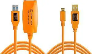 Tether Tools TetherPro USB 2.0 to USB Micro-B 5-Pin Cable Bunde with USB 2.0 to USB Female Tether Tools TetherPro USB 2.0 to USB Micro-B 5-Pin Cable Bunde with USB 2.0 to USB Female