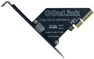 PCIe 4.0 x4 to Oculink External SFF-8612 Adapter Card for eGPU Dock Mimi Pc PCIe 4.0 x4 to Oculink External SFF-8612 Adapter Card for eGPU Dock Mimi Pc