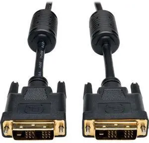 Tripp Lite Eaton P561-015 15 ft DVI-D Single-Link Video Cable, Male/Male Gold-Plated, 1920x1200 4.95Gbps PC Monitor HDTV Projector Cord, Cloud Care Pre-Configured Bundle Eligible (50 Pack) Tripp Lite Eaton P561-015 15 ft DVI-D Single-Link Video Cable, Male/Male Gold-Plated, 1920x1200 4.95Gbps PC Monitor HDTV Projector Cord, Cloud Care Pre-Configured Bundle Eligible (50 Pack)