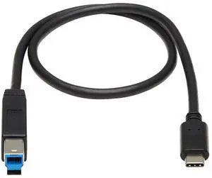 Tripp Lite by Eaton U422-20N-G2 USB-C to USB-B Printer 1.67 ft (20 in) Cable, 10 Gbps USB 3.1 Gen 2 Data & Charging, Reversible, Black, Cloud Care Pre-Configured Bundle Eligible (10 Pack) Tripp Lite by Eaton U422-20N-G2 USB-C to USB-B Printer 1.67 ft (20 in) Cable, 10 Gbps USB 3.1 Gen 2 Data & Charging, Reversible, Black, Cloud Care Pre-Configured Bundle Eligible (10 Pack)