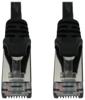 Tripp Lite Eaton Series N262-S07-BK Cat6a 10G Shielded Slim Snagless STP Ethernet Patch Cable RJ45 7 ft Black 600MHz PoE EMI/RFI Protection Cloud Care Pre-Configured Bundle Eligible (10 Pack) Tripp Lite Eaton Series N262-S07-BK Cat6a 10G Shielded Slim Snagless STP Ethernet Patch Cable RJ45 7 ft Black 600MHz PoE EMI/RFI Protection Cloud Care Pre-Configured Bundle Eligible (10 Pack)
