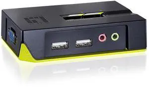 Level One 2-Port 2*USB KVM with Audio Bl, KVM-0221 Level One 2-Port 2*USB KVM with Audio Bl, KVM-0221