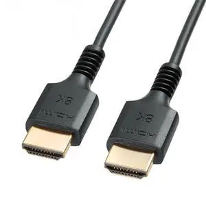 Sanwa Supply KM-HD20-US15 UltraHighSpeed Certified Slim Cable (4.9 ft (1.5 m) Sanwa Supply KM-HD20-US15 UltraHighSpeed Certified Slim Cable (4.9 ft (1.5 m)