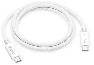 CalDigit Thunderbolt 4 Pro Braided Cable - 1m, 40Gbps, 240W Power Delivery, Compatible with Thunderbolt 3, Thunderbolt 5, USB4 Type C, MacBook Pro, iMac, iPhone 17, White CalDigit Thunderbolt 4 Pro Braided Cable - 1m, 40Gbps, 240W Power Delivery, Compatible with Thunderbolt 3, Thunderbolt 5, USB4 Type C, MacBook Pro, iMac, iPhone 17, White
