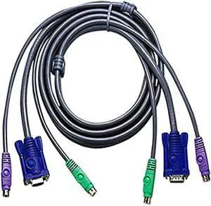 ATEN All-in-One Micro-Lite Kvm CBL 15Ft Ps/2 ATEN All-in-One Micro-Lite Kvm CBL 15Ft Ps/2