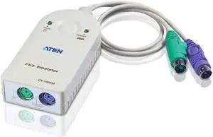Aten PS/2 Keyboard and Mouse Emulator CV100KM (White) Aten PS/2 Keyboard and Mouse Emulator CV100KM (White)