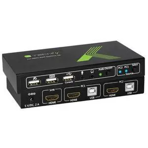 Techly 2x1 4Kx2K IDATA KVM-HDMI2U KVM Switch USB HDMI 4K 2 Way Black Techly 2x1 4Kx2K IDATA KVM-HDMI2U KVM Switch USB HDMI 4K 2 Way Black