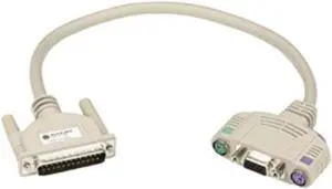 Black Box KVM User Cable DB25 VGA PS2 20 FT Black Box KVM User Cable DB25 VGA PS2 20 FT